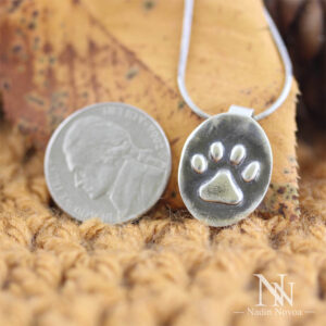 Paw Pendant Sizing Reference